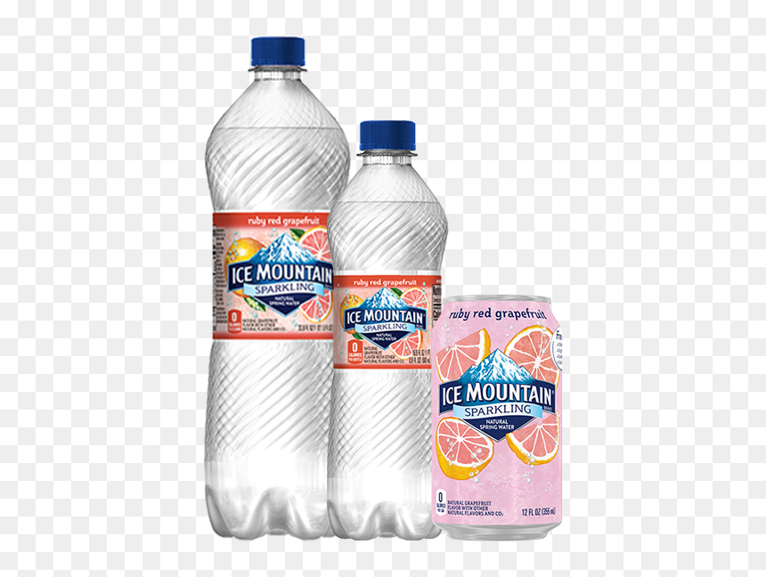 Ice Mountain Sparkling Water, HD Png Download - ice mountain png