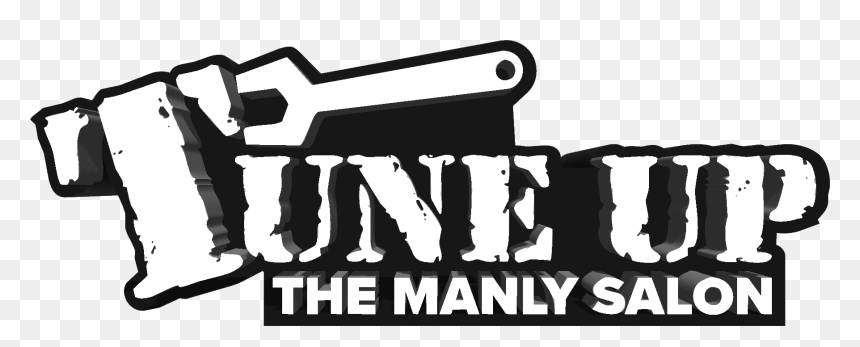 Tune Up Manly Salon Logo, HD Png Download - 3d white man png