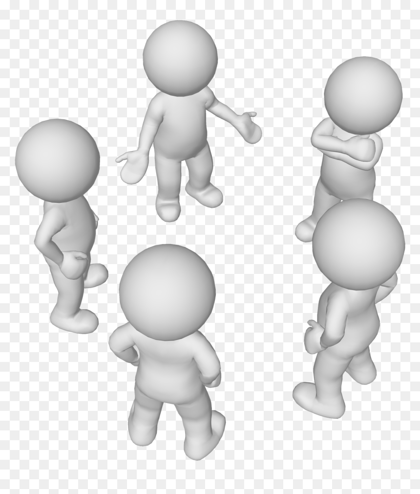 3d Discussion, HD Png Download - 3d white man png