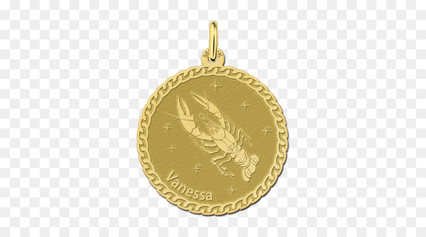 Aztec Calendar Virgo Gold Pendant, HD Png Download - golden round png