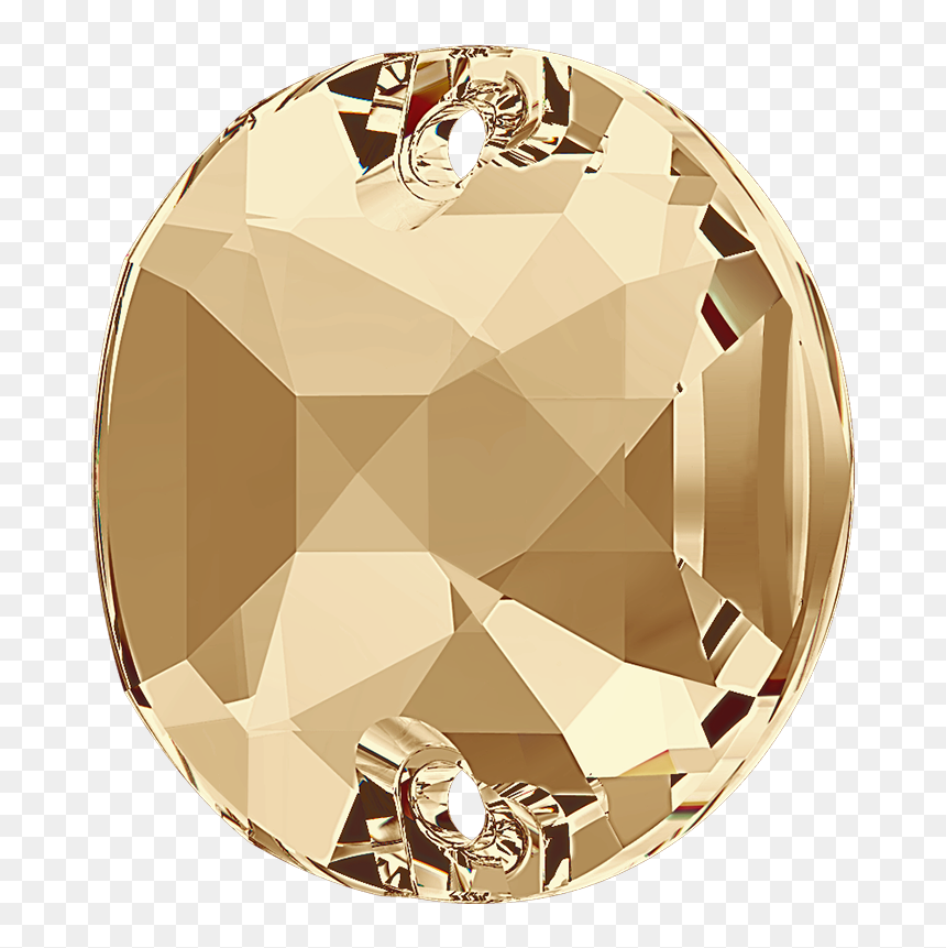 Diamond, HD Png Download - golden round png