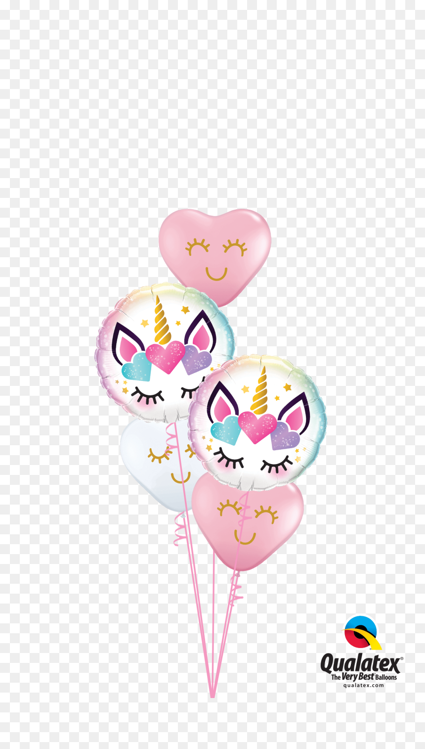 Unicorn Birthday Balloons, HD Png Download - birthday baloon png
