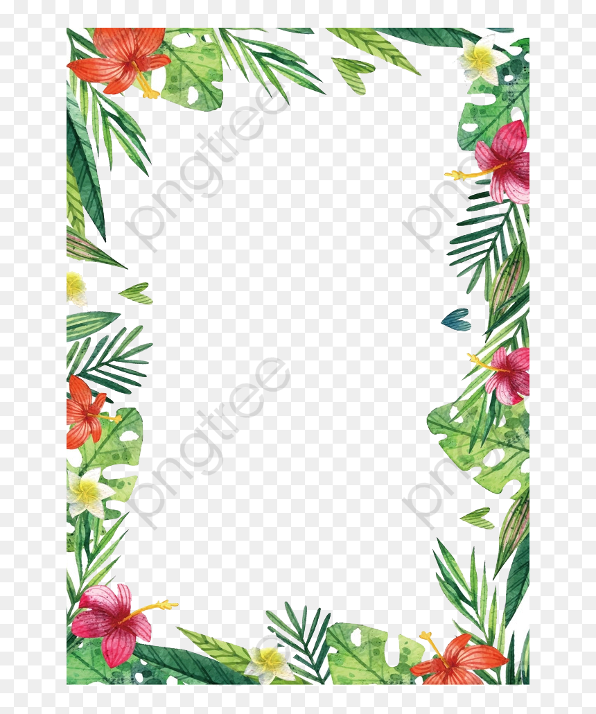 Flowers Hawaii Png, Transparent Png - flowers tree png