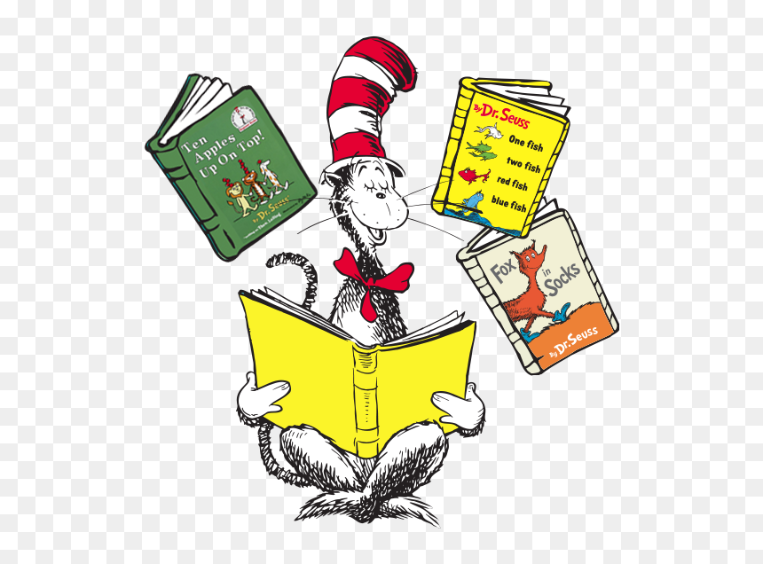 Dr Seuss Book Clipart, HD Png Download - mandap clipart png