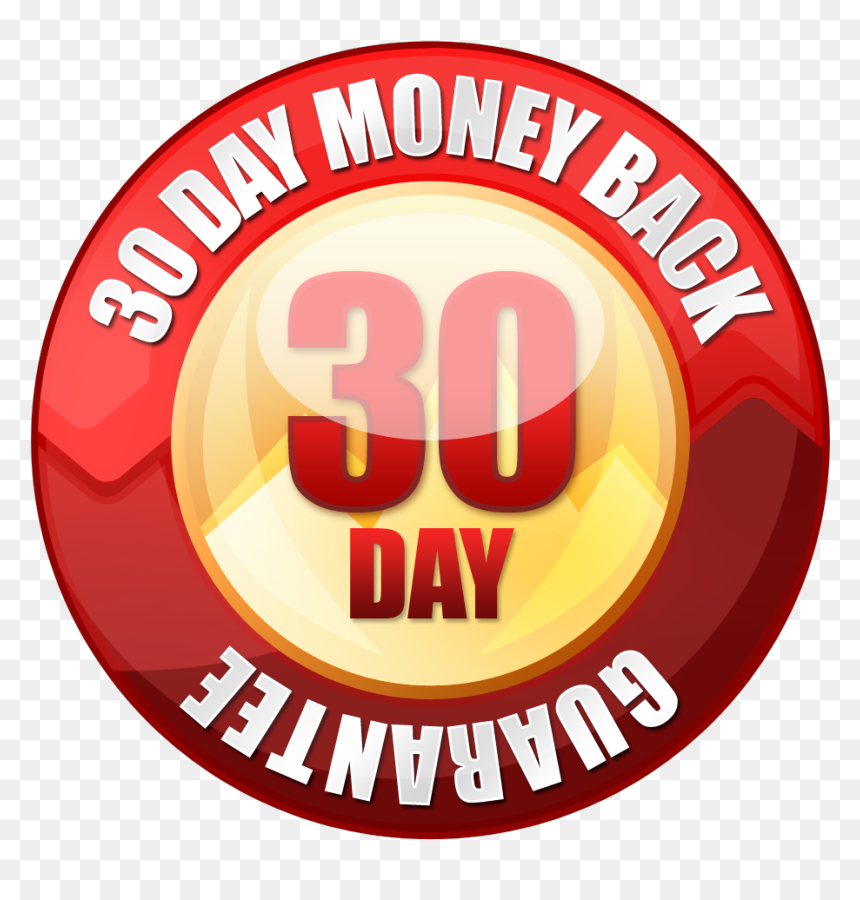 30 Day Money Back Guarantee Seal, HD Png Download - 100 guarantee logo png