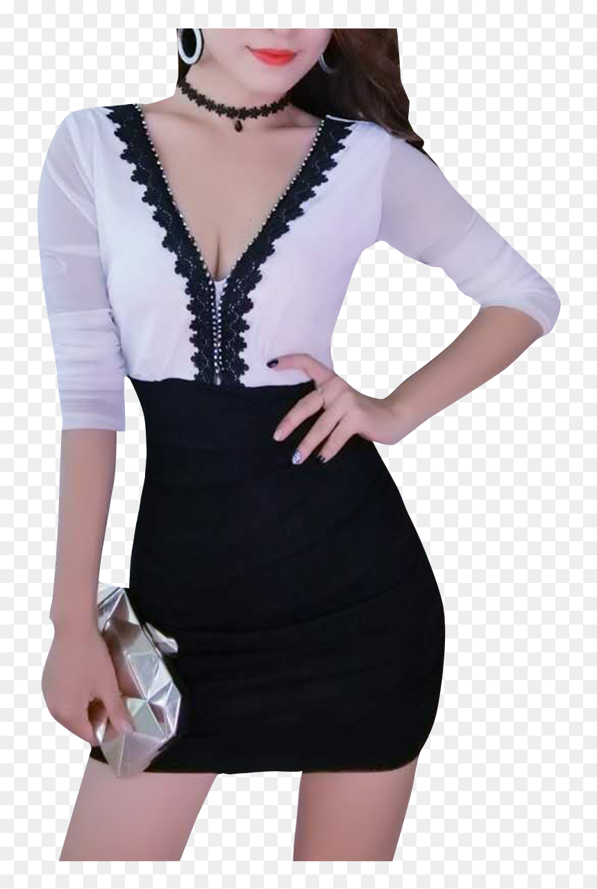 Cocktail Dress, HD Png Download - women dress png