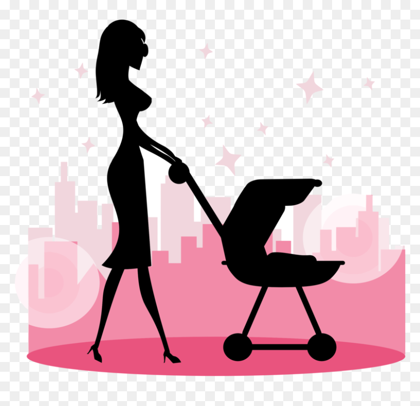 Clipart Woman With Baby, HD Png Download - mother clipart png