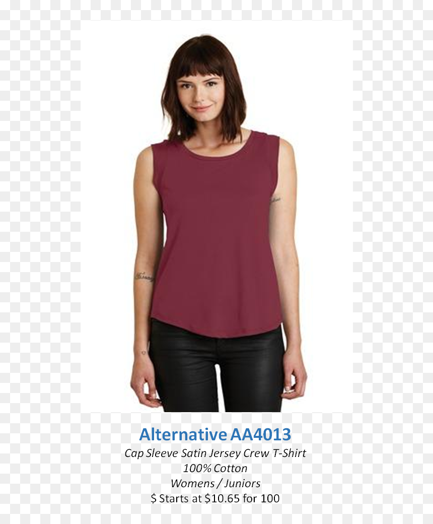 No Sleeve Tops For Ladies, HD Png Download - ladies garments png