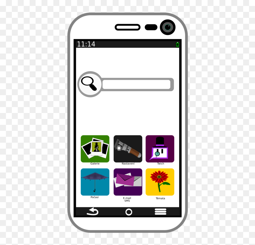 Mobile Phone, HD Png Download - mobile clipart png images