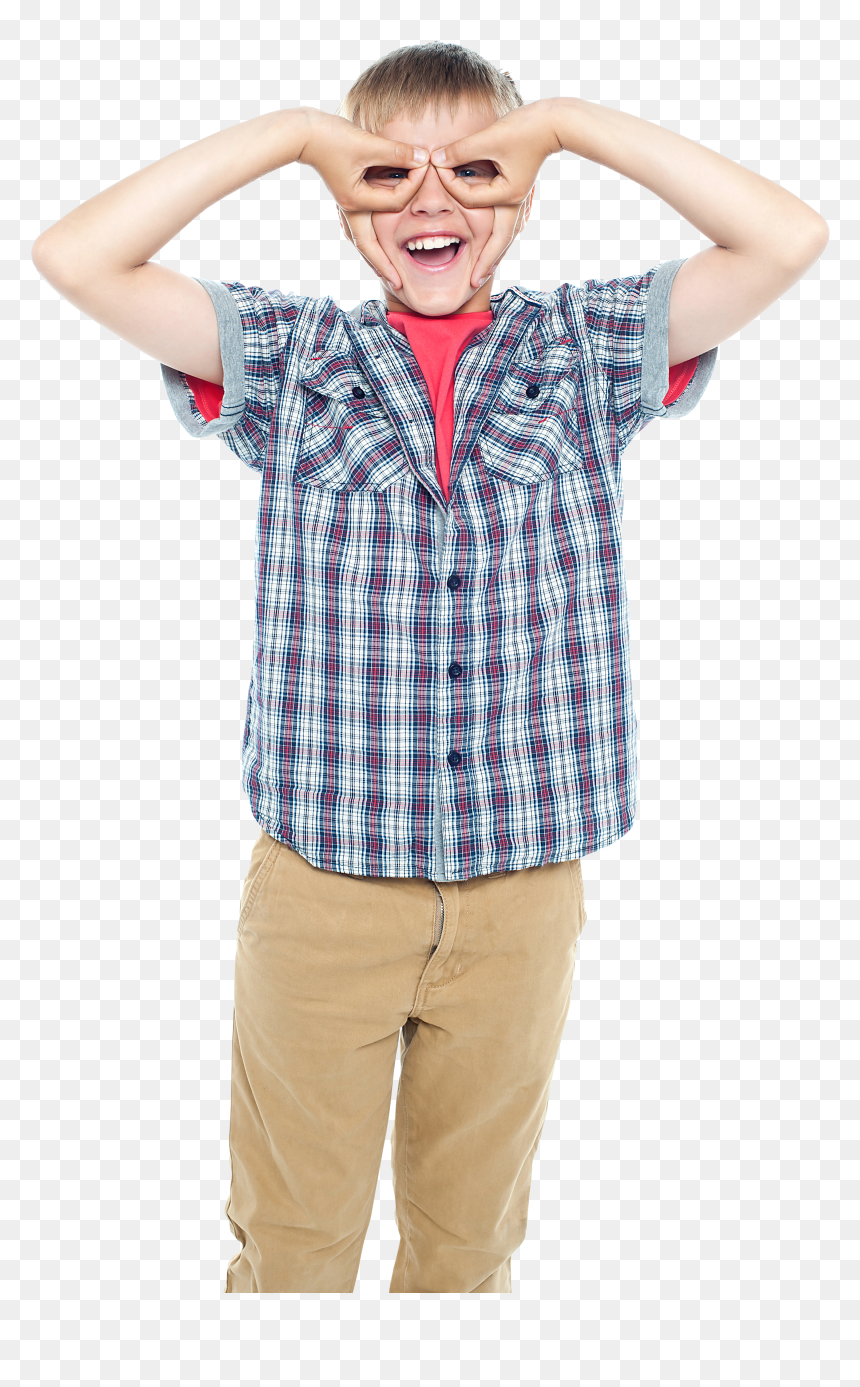Lunettes Avec Les Mains, HD Png Download - boy dress png