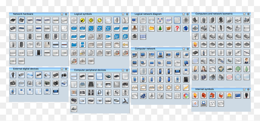 Common Symbols Of Network, HD Png Download - computer networking images png