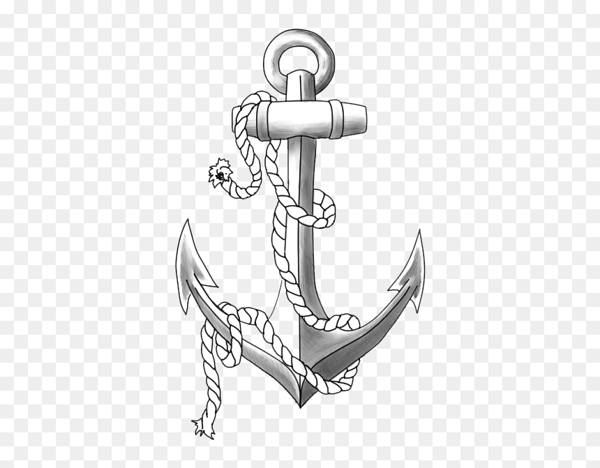 Anchor Tattoo Png, Transparent Png - lion tattoo png