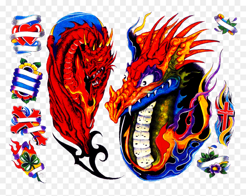 Gary Davis Tattoo Flash, HD Png Download - lion tattoo png
