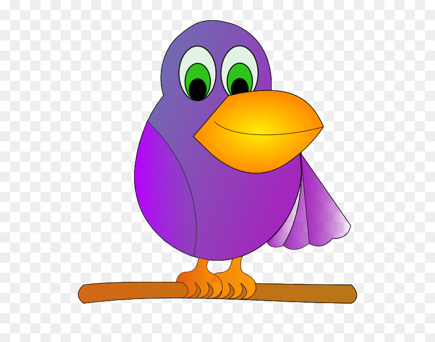 Purple Parrot Clipart, HD Png Download - parrot clipart png