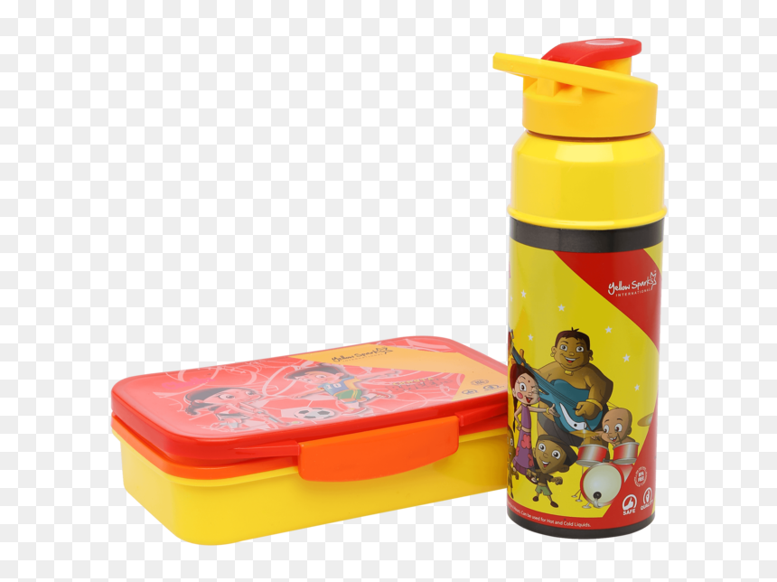 Water Bottle With Tiffin, HD Png Download - chota bheem character png