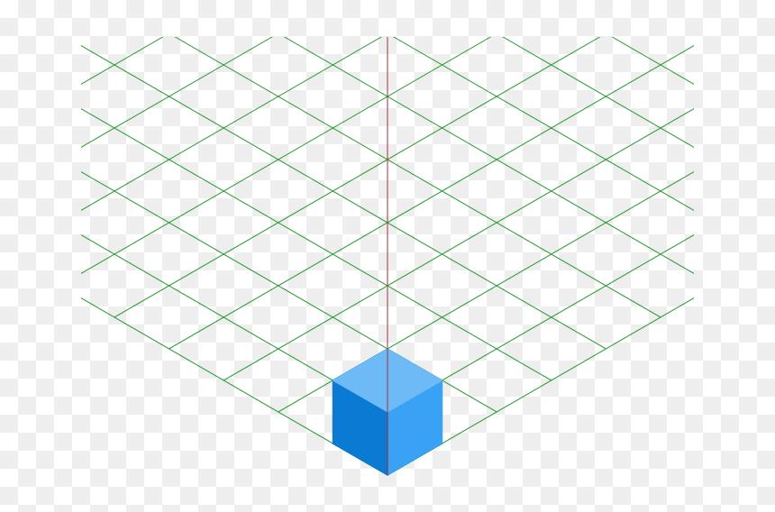 Illustration, HD Png Download - isometric grid png