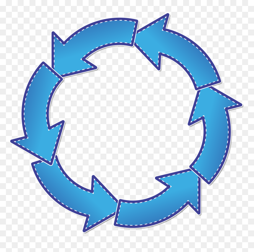 Six Arrow Circle, HD Png Download - arrow graphic png