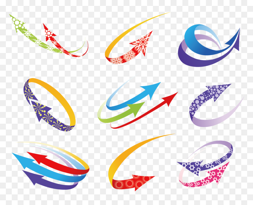 3d Vector Arrows Free Download, HD Png Download - arrow graphic png