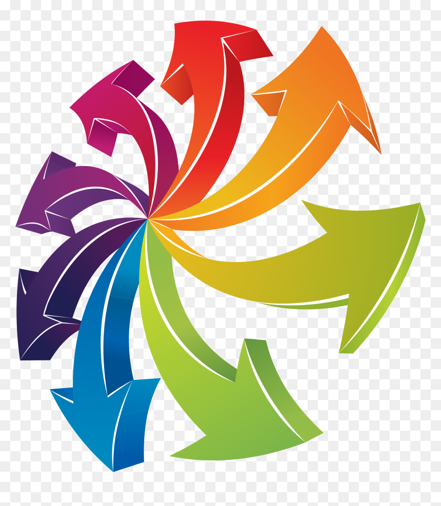 Graphic Design On Corel Draw, HD Png Download - arrow graphic png