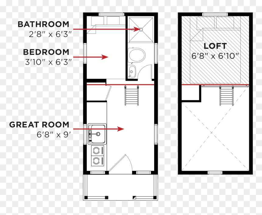 Tumbleweed Tiny House Floor Plans, HD Png Download - tumble weed png