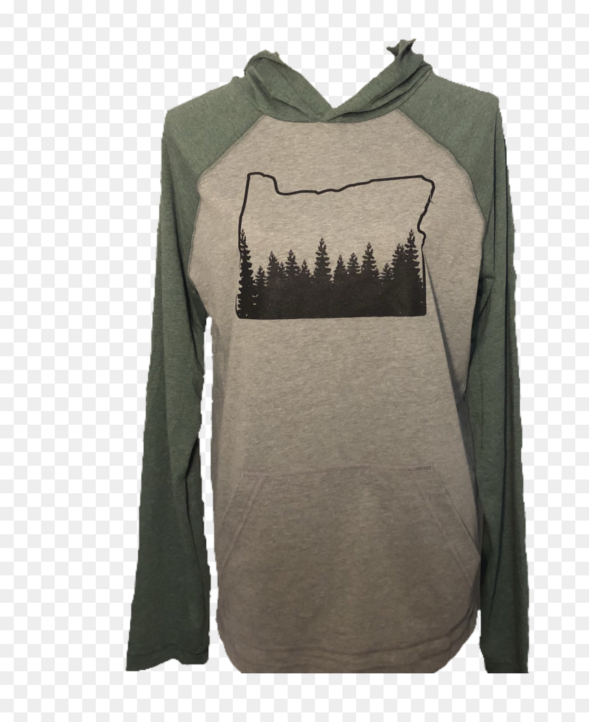 Sweater, HD Png Download - oregon outline png