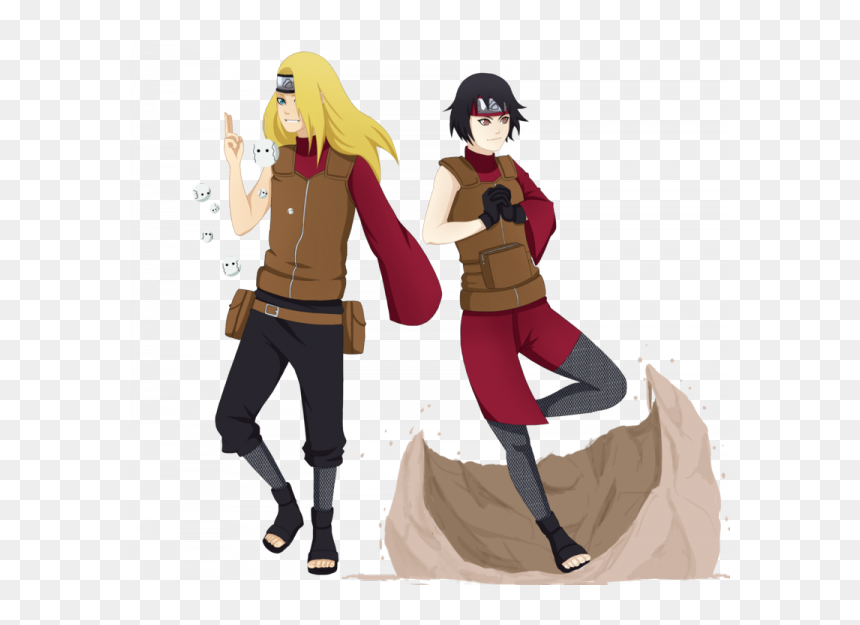 Deidara Y Kurotsuchi, HD Png Download - deidara png