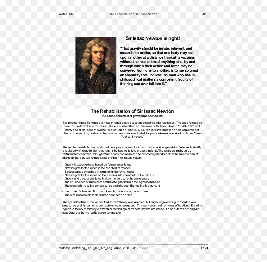 Sir Isaac Newton, HD Png Download - isaac newton png