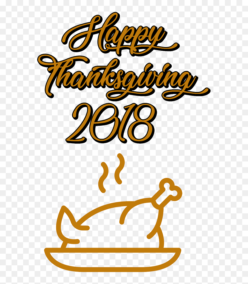 Happy Thanksgiving Images 2018, HD Png Download - happy thanksgiving turkey png