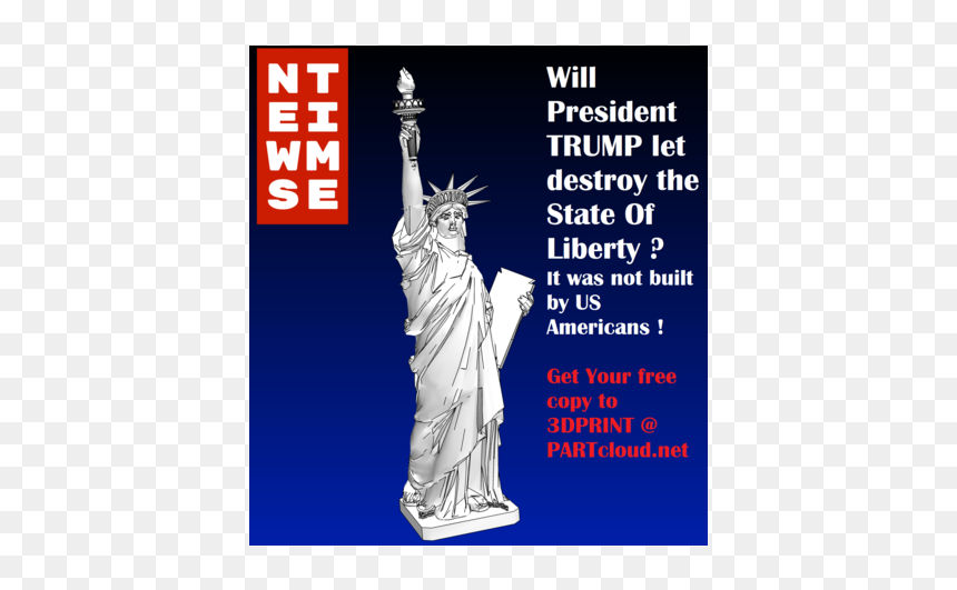 Poster, HD Png Download - estatua de la libertad png
