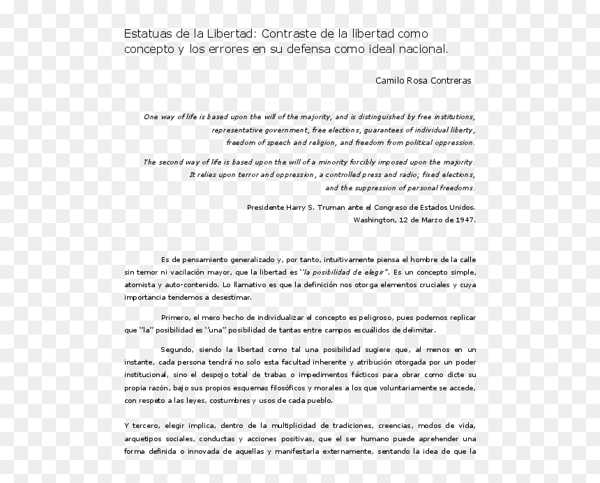Document, HD Png Download - estatua de la libertad png