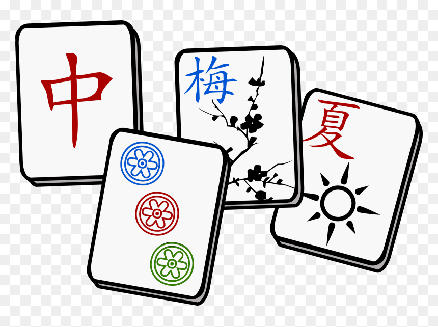Mahjong Tiles Clipart, HD Png Download - tiles png