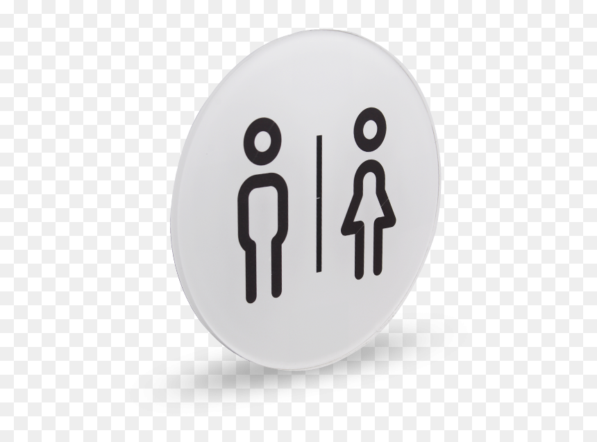 Sign, HD Png Download - restroom sign png