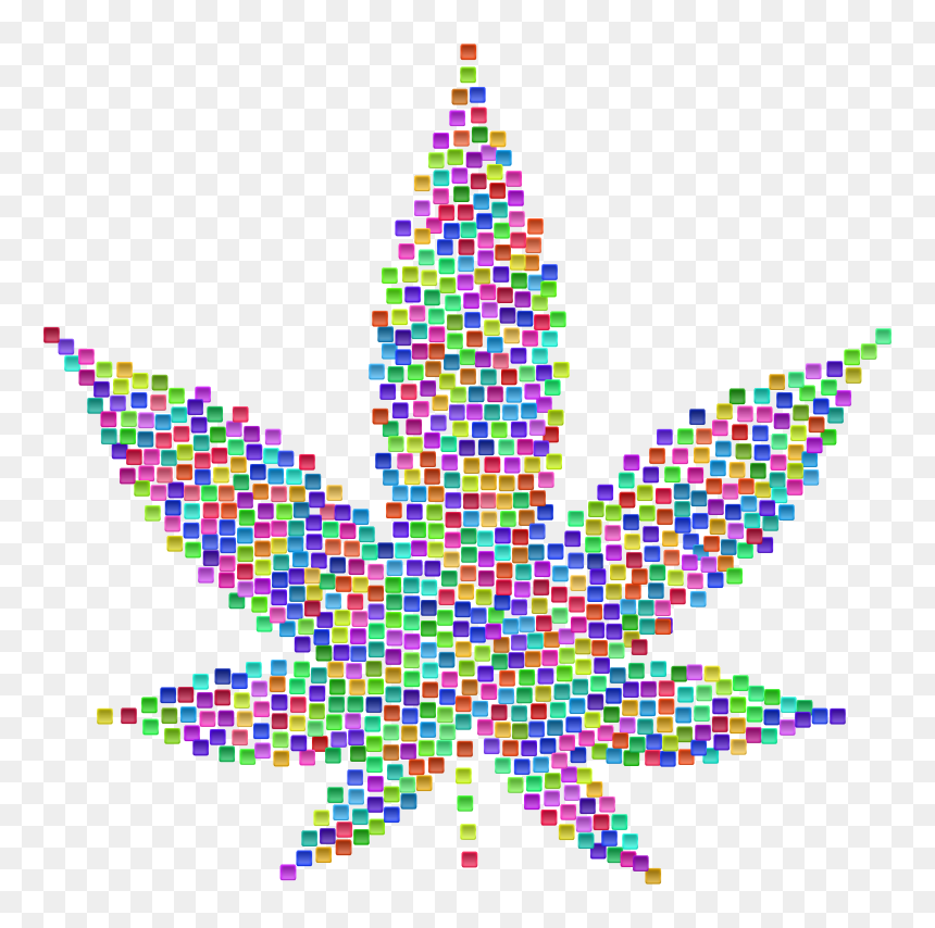 Marijuana Leaf Png Vector, Transparent Png - tiles png