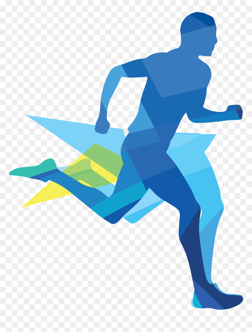 Legs Running Silhouette, HD Png Download - marathon png