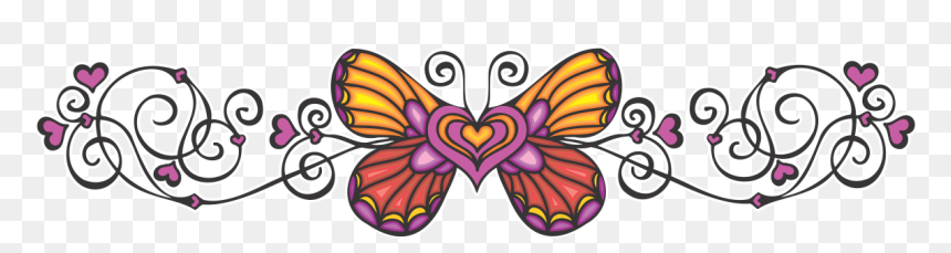 Lower-back Tattoo, HD Png Download - borboletas png
