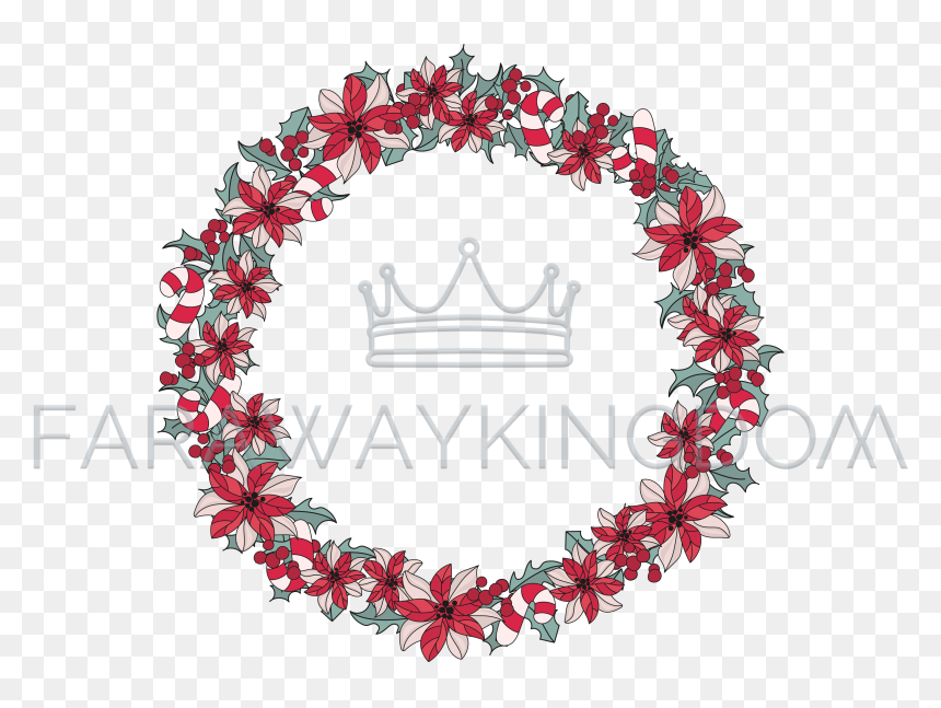 Girls Icon Png Colors, Transparent Png - wreath .png