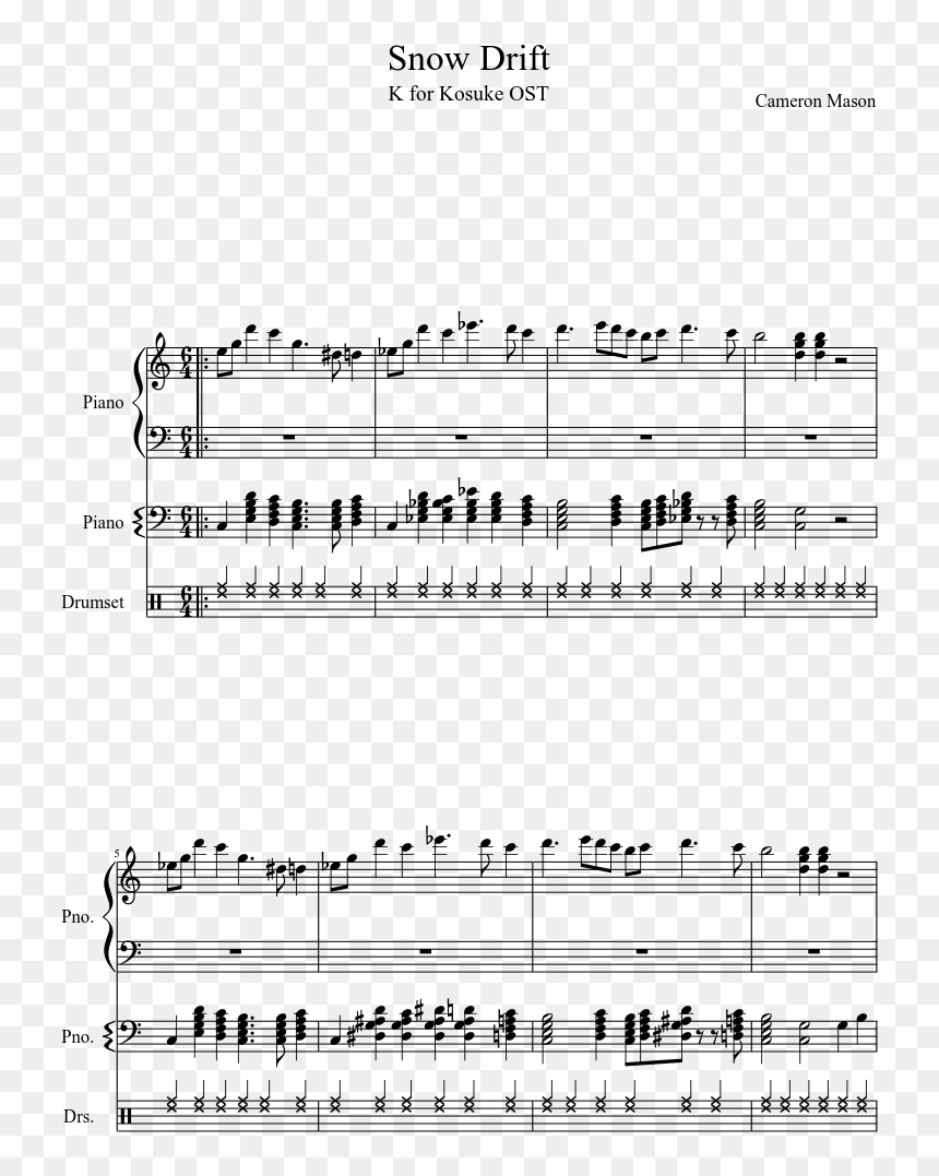 Broadway Sheet Music Book Hard, HD Png Download - snow drift png