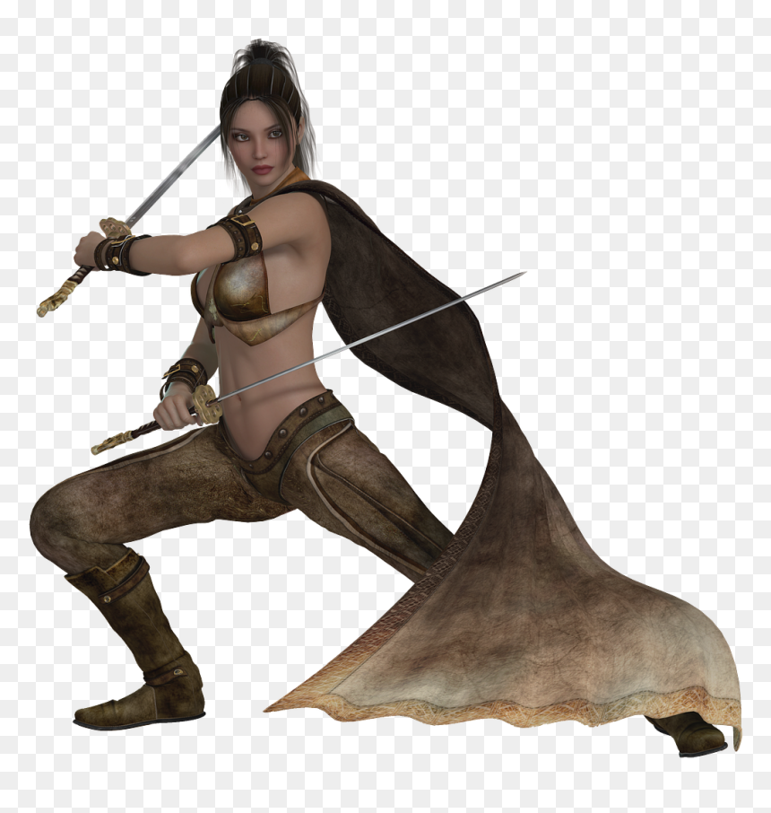 Female Warrior Transparent, HD Png Download - female warrior png