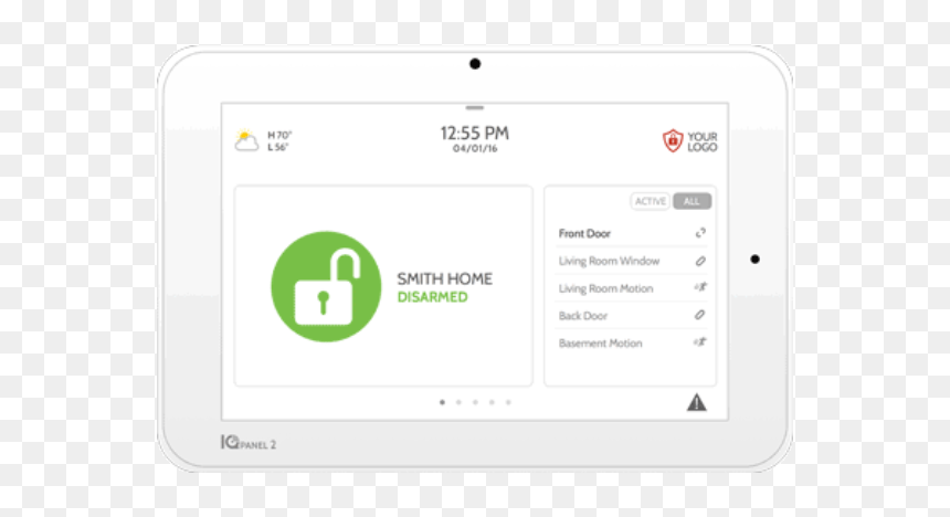 Qolsys Iq Panel 2, HD Png Download - panel png