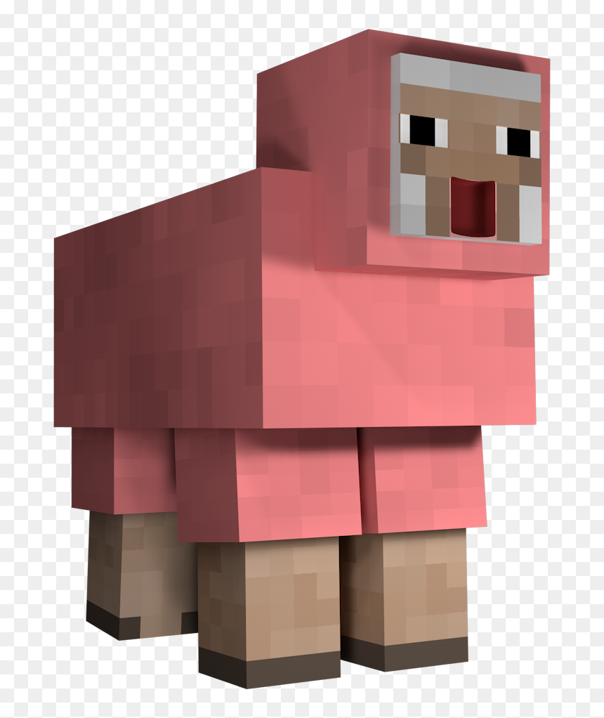 Thumb Image - Minecraft Sheep Dyed Pink, HD Png Download - minecraft background png