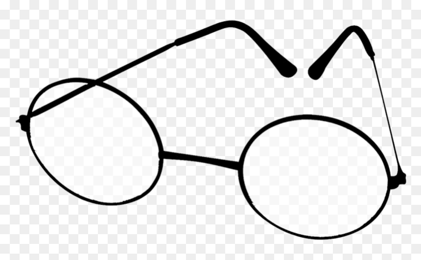 Harry Potter Glasses Drawn Spectacles Transparent Free - Harry Potter Glasses India, HD Png Download - spectacles png