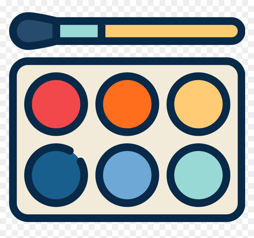 Network Watercolor Vector Ananse Graphics Icon Painting - Icon Facilities School, HD Png Download - paint icon png