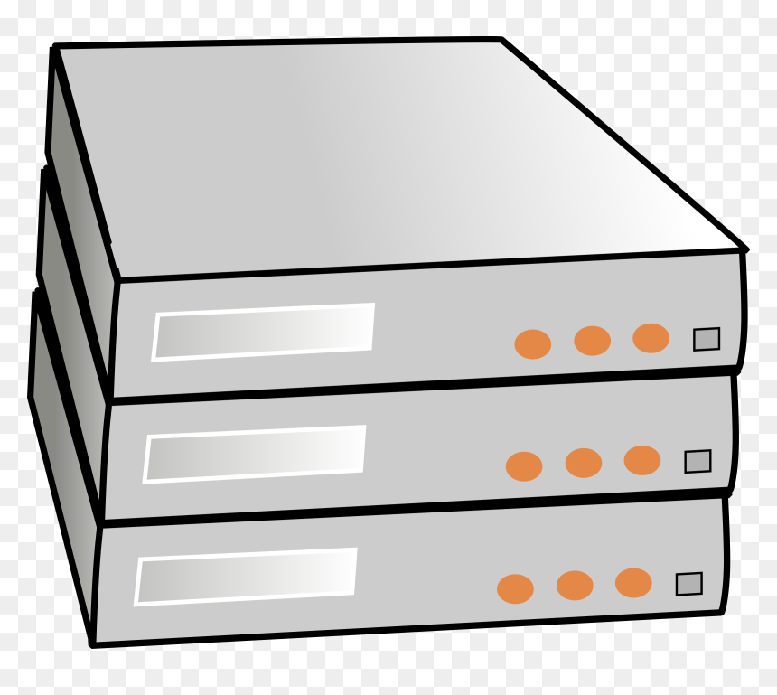 Stacked-servers Clip Arts - Server Rack Clip Art, HD Png Download - server icon.png