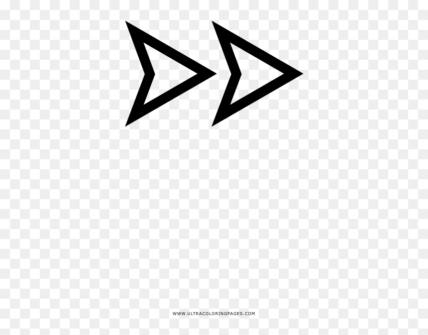 Next Arrow Coloring Page - Triangle, HD Png Download - next arrow png