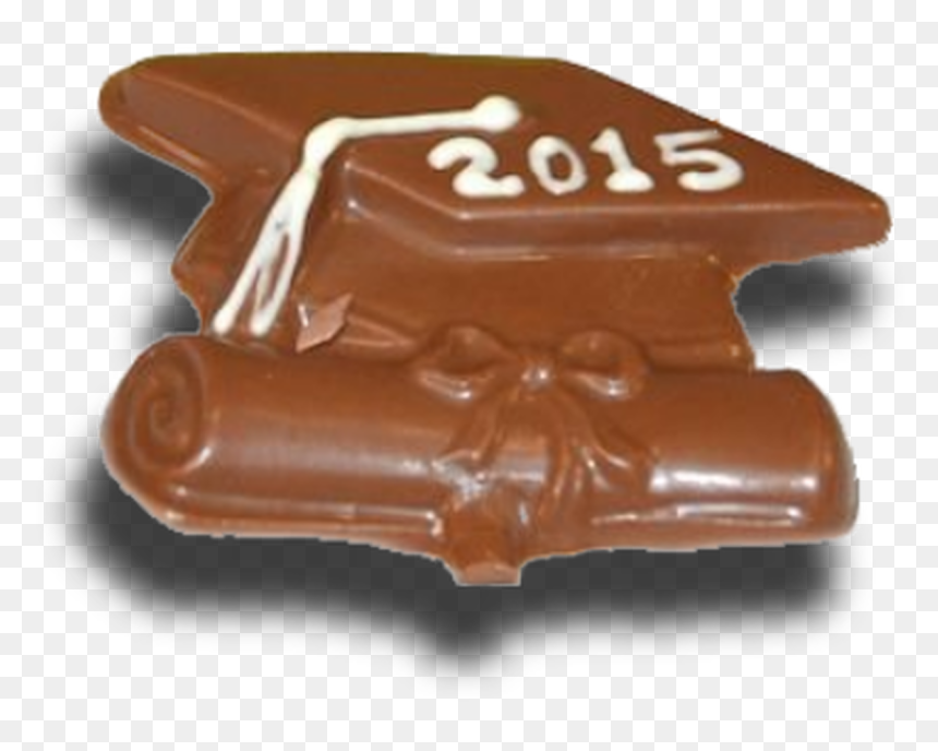 Chocolate, HD Png Download - gold graduation cap png