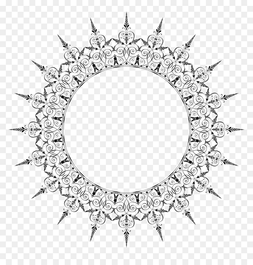8 Pointed Star Clip Arts - Elegant Vintage Pattern Png, Transparent Png - white star icon png