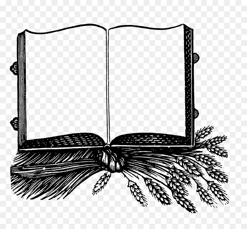 Clip Art Blank Banner Clipart - Open Book Clip Art Black, HD Png Download - blank banners png