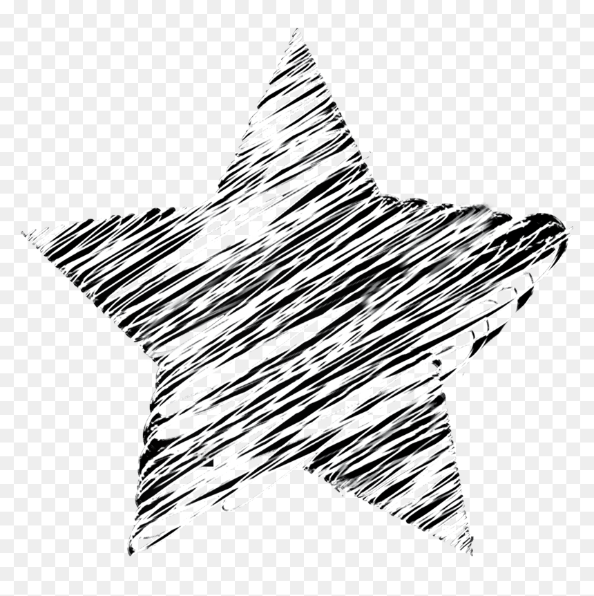 Sketch , Png Download - Drawing, Transparent Png - white star icon png
