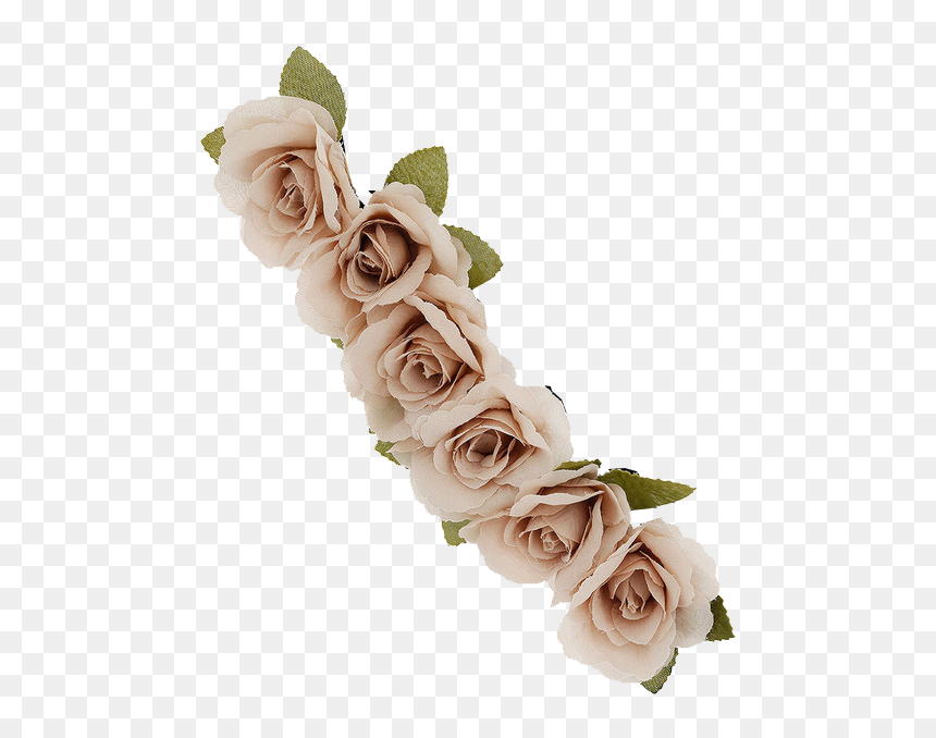 Flower Crown, Png, And Transparent Image - Beige Flower Transparent, Png Download - flowercrown png