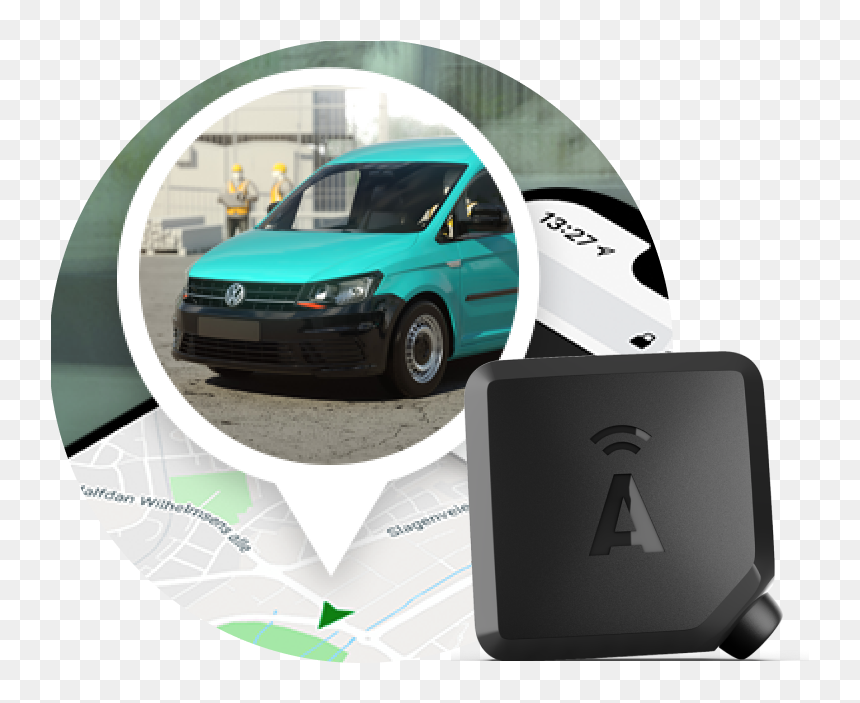Abax 5 Unit On Front Of An Image Of A Car Showing In - Abax 5, HD Png Download - no image available png